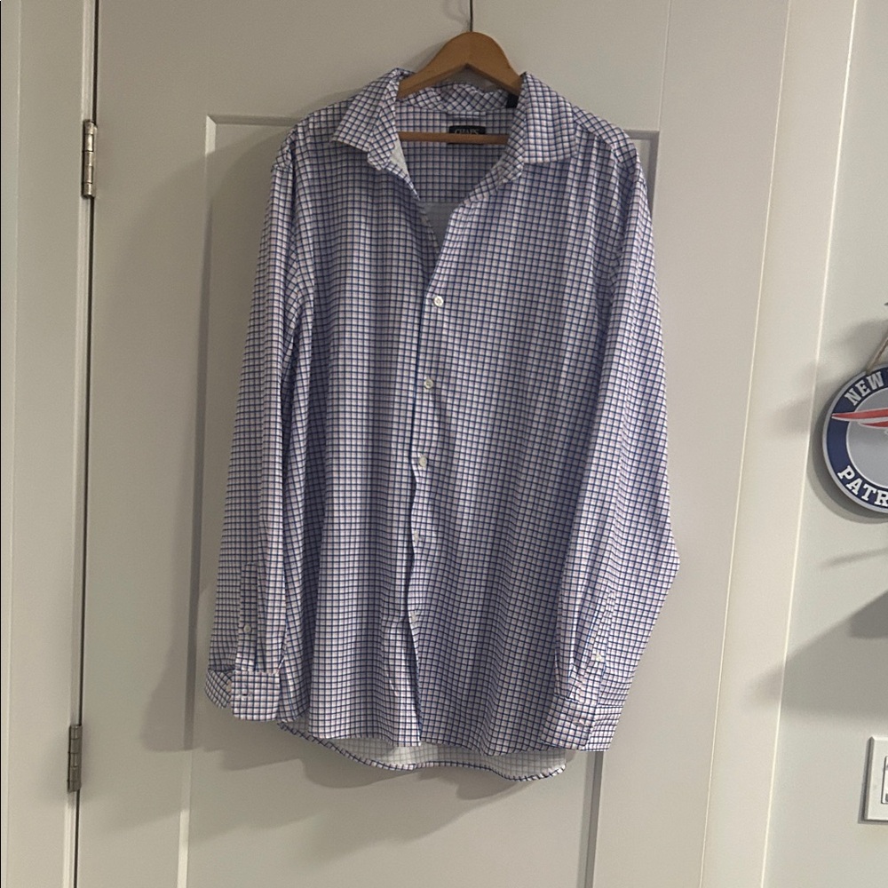 Blue/ Pink Checkered Men's Shirt